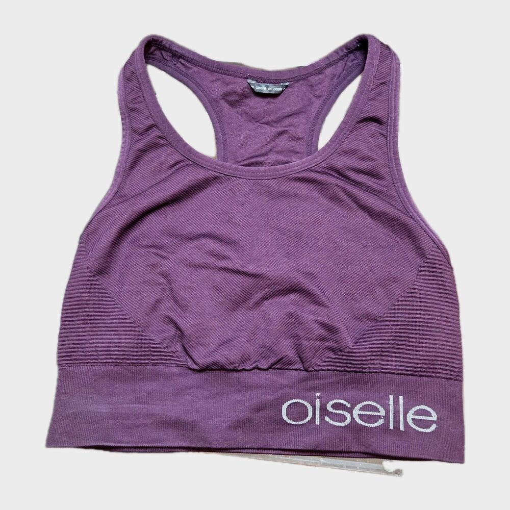 Oiselle In2Sports Bra Women’s M Medium Burgundy  Racerback Level 2 Support